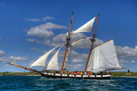 Sailboat in Brittany