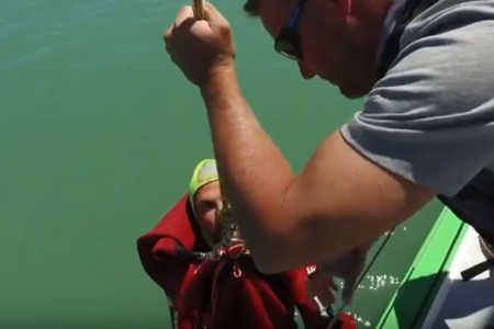 Man overboard hoisted